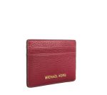 New Collection MICHAEL KORS PEBBLED LEATHER CARD CASE