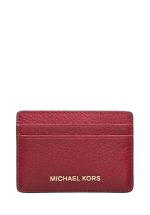 New Collection MICHAEL KORS PEBBLED LEATHER CARD CASE