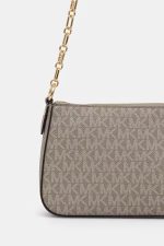 New collection MICHAEL KORS EMPIRE MEDIUM SIGNATURE LOGO CHAIN LINK POCHETTE
