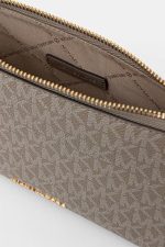 New collection MICHAEL KORS EMPIRE MEDIUM SIGNATURE LOGO CHAIN LINK POCHETTE