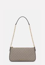 New collection MICHAEL KORS EMPIRE MEDIUM SIGNATURE LOGO CHAIN LINK POCHETTE