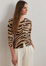 New Collection LAUREN RALPH LAUREN DENZEL LONG SLEEVE CARDIGAN