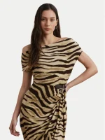 New Collection LAUREN RALPH LAUREN HULLEN SHORT SLEEVE DAY DRESS