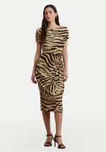 New Collection LAUREN RALPH LAUREN HULLEN SHORT SLEEVE DAY DRESS