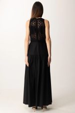 Sales TWINSET CROCHET PANELLED MAXI DRESS