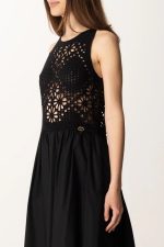 Sales TWINSET CROCHET PANELLED MAXI DRESS