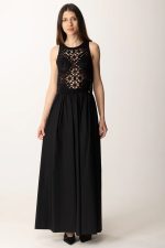 Sales TWINSET CROCHET PANELLED MAXI DRESS