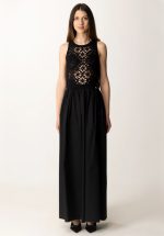 Sales TWINSET CROCHET PANELLED MAXI DRESS