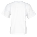 New Collection TWINSET T-SHIRT WITH OVAL T FLOCK PRINT