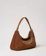 New Collection TWINSET LILIANE MEDIUM SUEDE BAG
