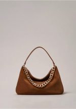 New Collection TWINSET LILIANE MEDIUM SUEDE BAG