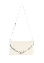 New collection TWINSET ECO-FUR SHOULDER BAG WITH DECORATIVE CHAIN