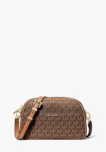 New collection MICHAEL KKORS JET SET SMALL SIGNATURE LOGO CAMERA CROSSBODY BAG