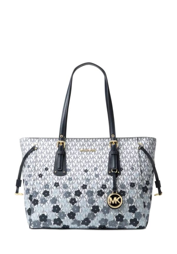 Bags MICHAEL KORS VOYAGER SIGNATURE FLORAL MEDIUM TOTE