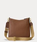 New collection LAUREN RALPH LAUREN CAMERYN PEBBLED LEATHER LARGE CROSSBODY BAG