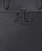 New Collection LAUREN RALPH LAUREN CAMERYN PEBBLED LEATHER SMALL TOTE BAG