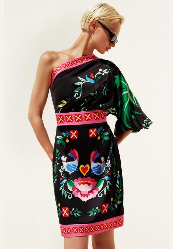 Clothes TWINS FANTASY ONE SHOULDER DRESS