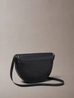 New Collection CALVIN KLEIN JEANS EMBOSSED MONOGRAM LOGO SADDLE BAG