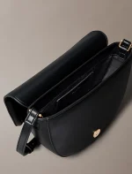 New Collection CALVIN KLEIN JEANS EMBOSSED MONOGRAM LOGO SADDLE BAG