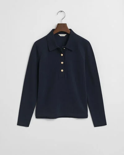 New collection GANT LONG SLEEVE PIQUE POLO SHIRT