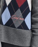New collection GANT ARGYLE V NECK CARDIGAN