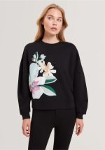New collection TED BAKER BROOKLA PRINTED EMBROIDERED SWEATSHIRT