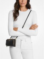 New collection MICHAEL KORS JET SET LARGE PEBBLED LEATHER CONVERTIBLE CROSSBODY BAG