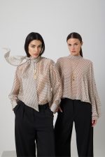 New collection AVANT GARDE POLKA DOT BLOUSE