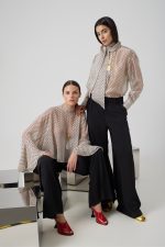 New collection AVANT GARDE POLKA DOT BLOUSE