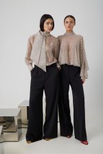 New collection AVANT GARDE POLKA DOT BLOUSE