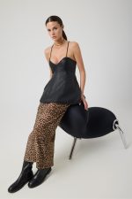 New collection AVANT GARDE FAUX LEATHER TOP