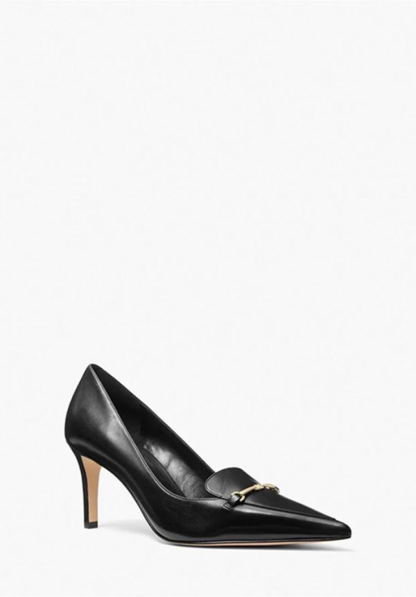 New collection MICHAEL KORS LENA LEATHER PUMP