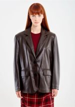 New Collection VICOLO REAL LEATHER BLAZER