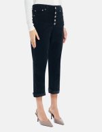 New collection DONDUP KOONS LOOSE FIT TROUSERS IN COTTON AND LYOCELL VELVET