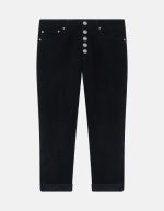 New collection DONDUP KOONS LOOSE FIT TROUSERS IN COTTON AND LYOCELL VELVET