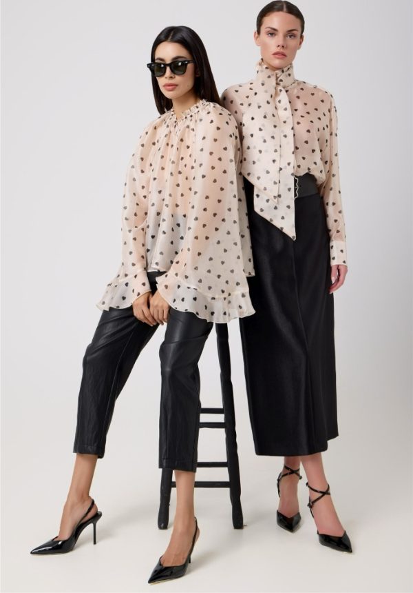 New Collection AVANT GARDE FAUX LEATHER PANTS