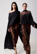 New Collection AVANT GARDE LACE SHOULDERS TOP