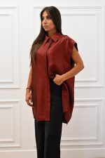 New collection C KONTOVA METALLIC SHIRT DRESS