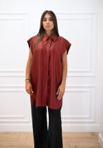 New collection C KONTOVA METALLIC SHIRT DRESS