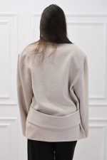 New Collection C KONTOVA WOOL BLEND JACKET BEIGE