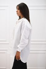 New collection C KONTOVA WHITE TAFFETA SHIRT