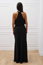 New collection C KONTOVA SATIN DRAPE TOP AND SATIN LONG SKIRT