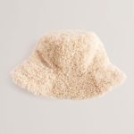 New Collection TED BAKER FLUFFYI NATURAL FAUX SHEARLING BUCKET HAT