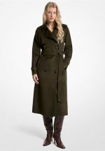 New collection MICHAEL KORS WOOL BLEND BELTED COAT