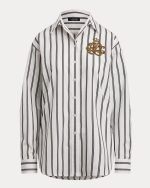 New collection LAUREN RALPH LAUREN RELAXED FIT STRIPED COTTON SHIRT