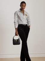 New collection LAUREN RALPH LAUREN RELAXED FIT STRIPED COTTON SHIRT