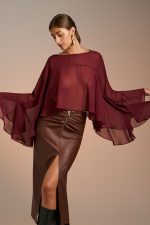 New collection BE YOU SHEER RUFFLED TOP