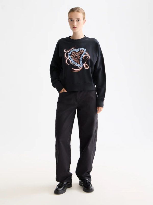New Collection SCOTCH & SODA ARTWORK RELAXED SWEATSHIRT