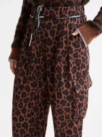 New collection SCOTCH & SODA FAYE HIGH RISE TAPERED LEG SATIN CARGO PANT