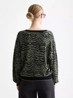 New collection SCOTCH & SODA JACQUARD V NECK PULLOVER